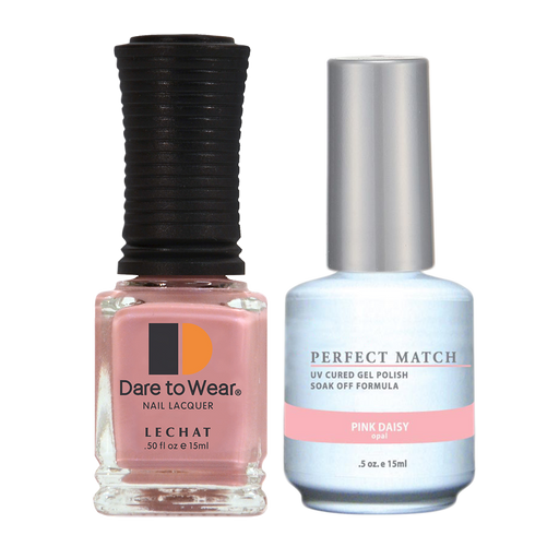 LeChat Perfect Match Nail Lacquer And Gel Polish, PMS005, Pink Daisy, 0.5oz BB KK0823