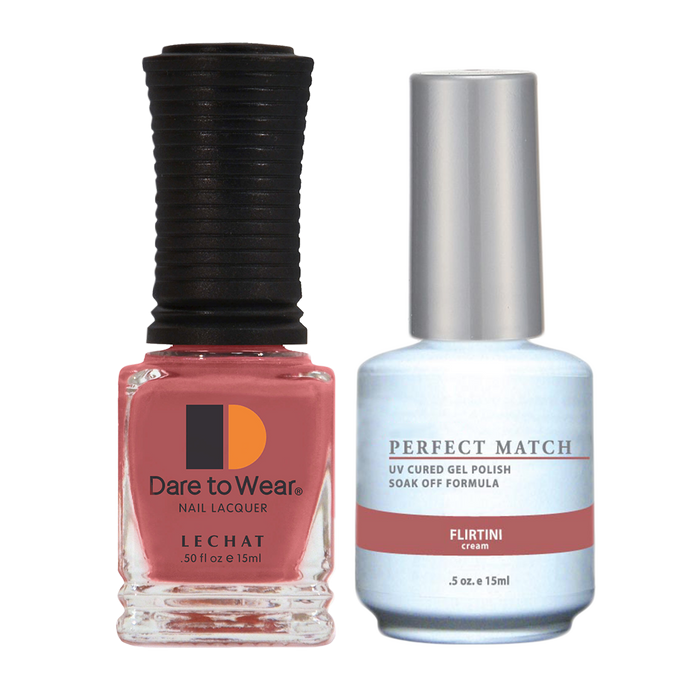 Perfect Match 3in1 Dipping Powder + Gel Polish + Nail Lacquer, PMDP009, Flirtini KK1024