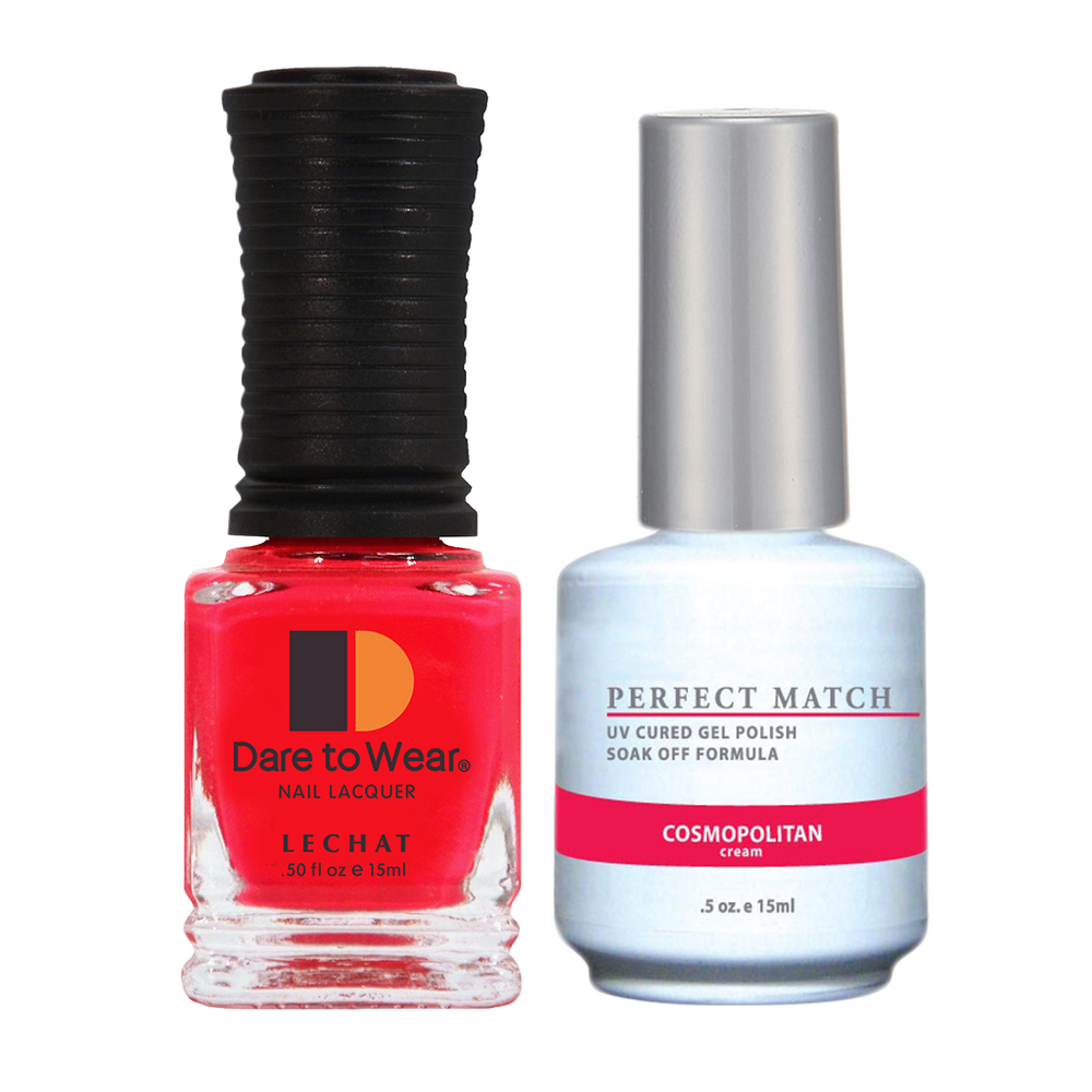 LeChat Perfect Match Nail Lacquer And Gel Polish, PMS024, Cosmopolitan, 0.5oz BB KK0823