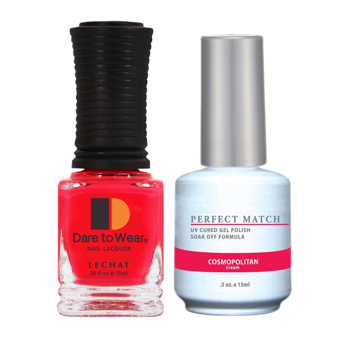 LeChat Perfect Match Nail Lacquer And Gel Polish, PMS024, Cosmopolitan, 0.5oz BB KK0823