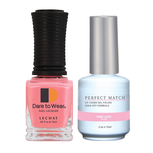 LeChat Perfect Match Nail Lacquer And Gel Polish, PMS025, Pink Lady, 0.5oz BB KK0823