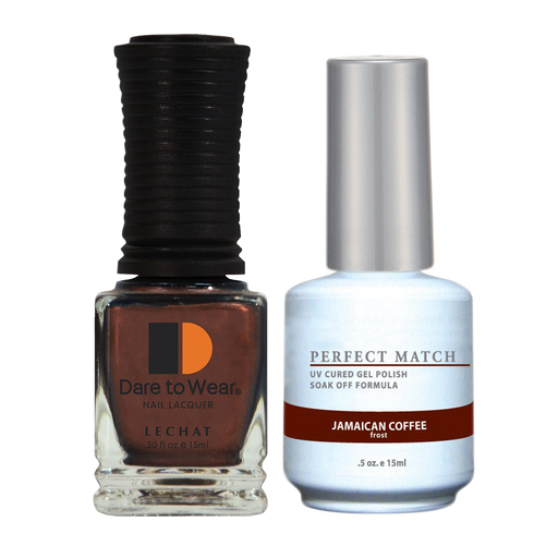 LeChat Perfect Match Nail Lacquer And Gel Polish, PMS032, Jamaican Coffee, 0.5oz BB KK0823