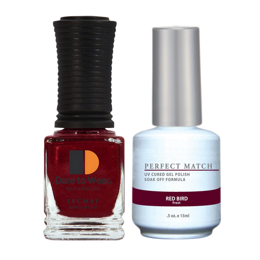 LeChat Perfect Match Nail Lacquer And Gel Polish, PMS033, Red Bird, 0.5oz BB KK0823