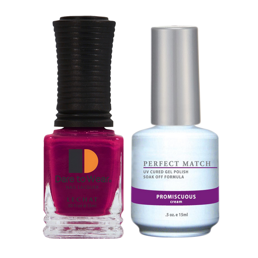 LeChat Perfect Match Nail Lacquer And Gel Polish, PMS036, Promiscuous, 0.5oz BB KK0823