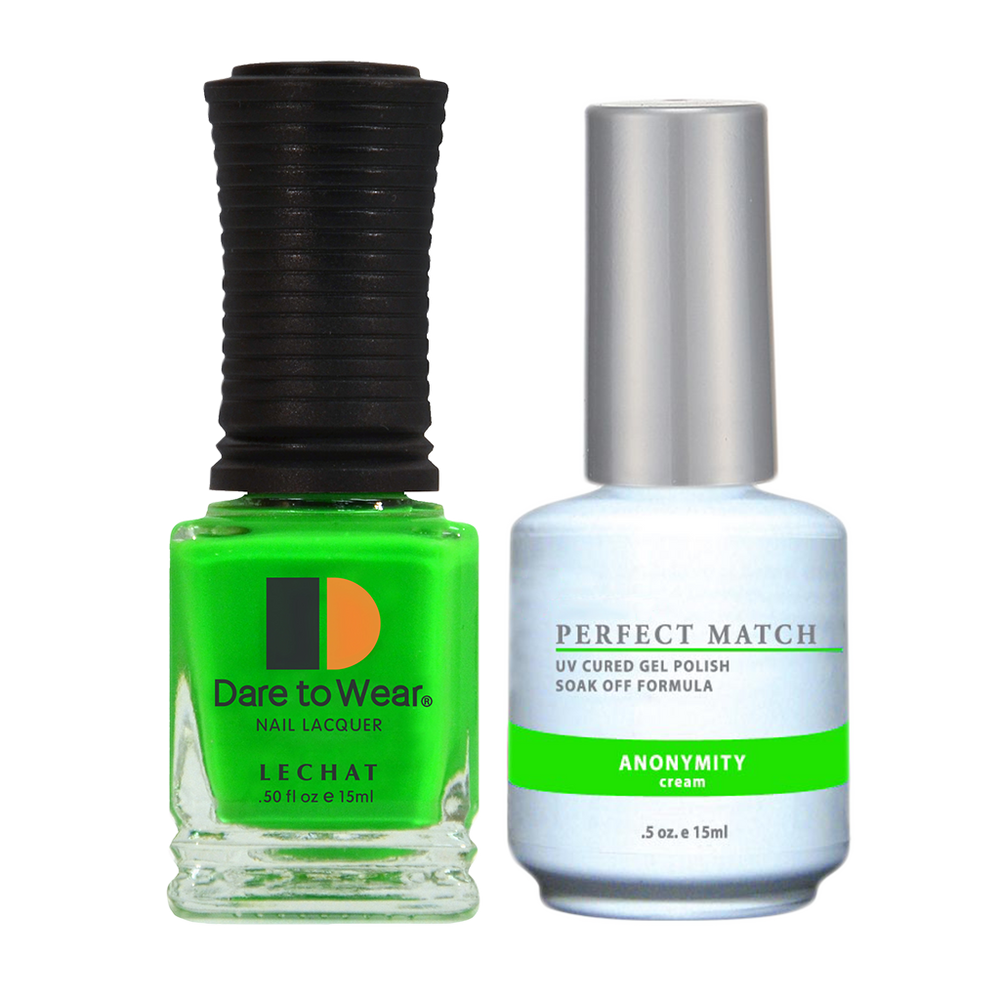 LeChat Perfect Match Nail Lacquer And Gel Polish, PMS040, Anonymity, 0.5oz BB KK0823
