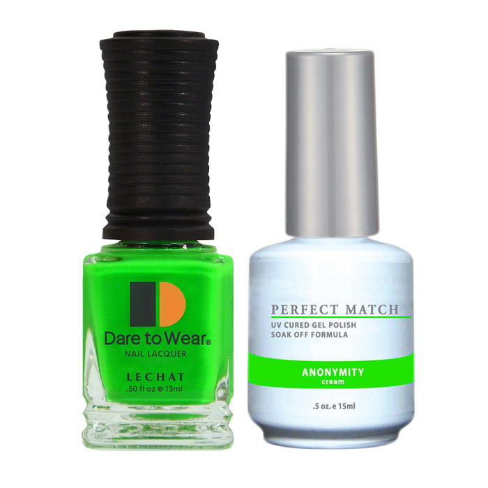 LeChat Perfect Match Nail Lacquer And Gel Polish, PMS040, Anonymity, 0.5oz BB KK0823