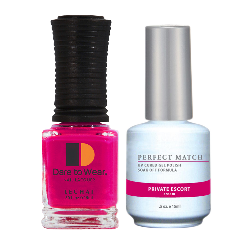 LeChat Perfect Match Nail Lacquer And Gel Polish, PMS042, Private Escort, 0.5oz BB KK0823