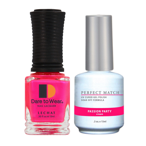 LeChat Perfect Match Nail Lacquer And Gel Polish, PMS043, Passion Party, 0.5oz BB KK0813