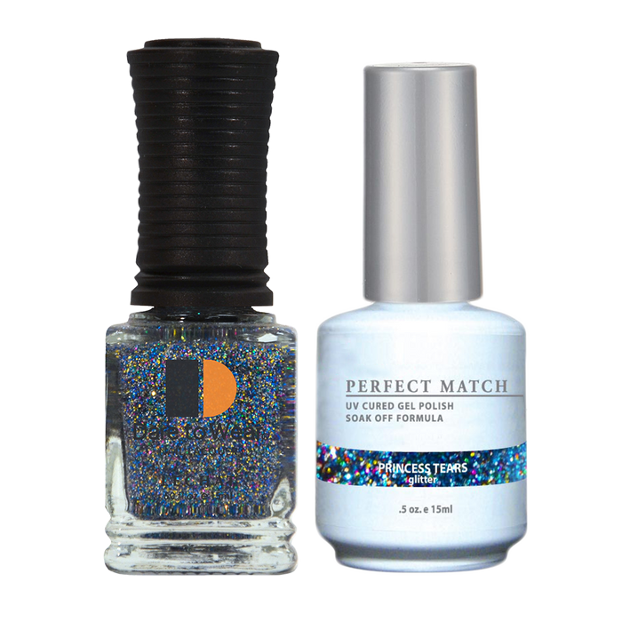 Perfect Match 3in1 Dipping Powder + Gel Polish + Nail Lacquer, PMDP060, Princess Tears KK1024
