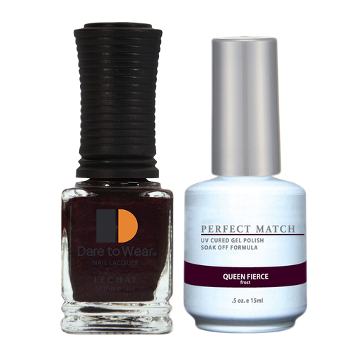 LeChat Perfect Match Nail Lacquer And Gel Polish, PMS063, Queen Fierce, 0.5oz BB KK0823