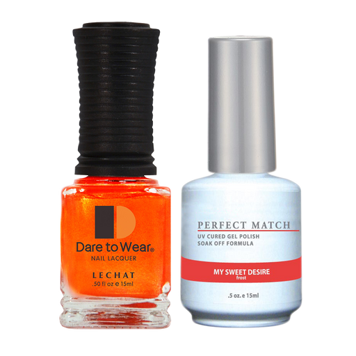 LeChat Perfect Match Nail Lacquer And Gel Polish, PMS068, My Sweet Desire, 0.5oz BB KK0823