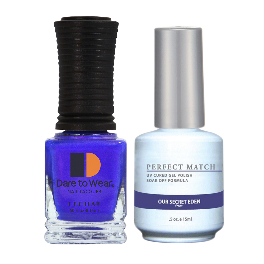 LeChat Perfect Match Nail Lacquer And Gel Polish, PMS069, Our Secret Eden, 0.5oz BB KK0823