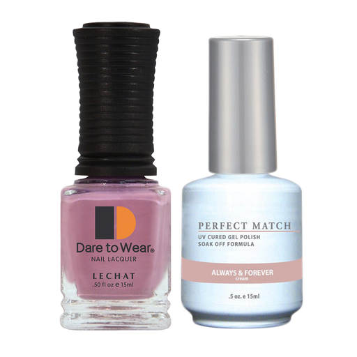 LeChat Perfect Match Nail Lacquer And Gel Polish, PMS072, Always & Forever, 0.5oz BB KK0828