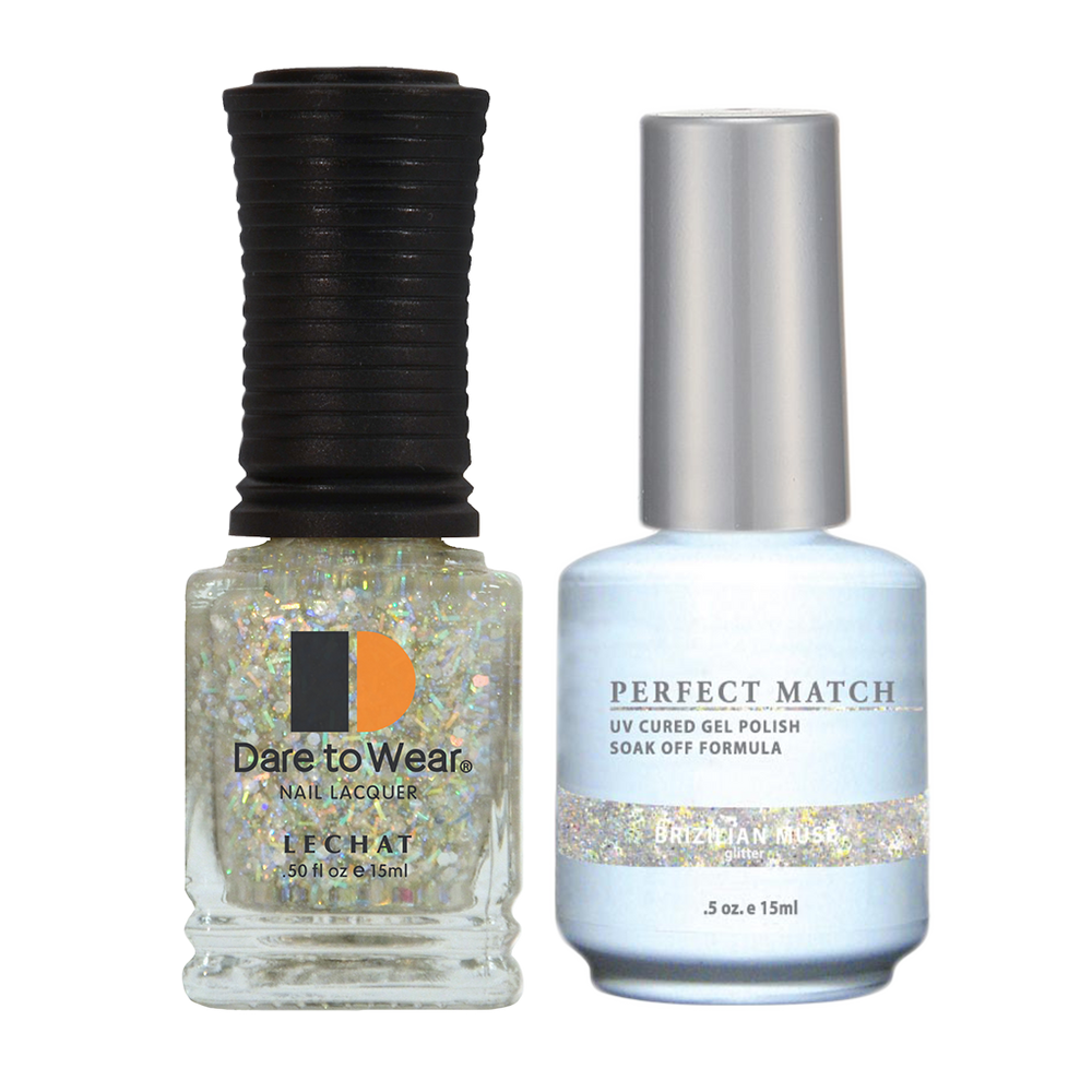 LeChat Perfect Match Nail Lacquer And Gel Polish, PMS088, Brazilian Muse, 0.5oz BB KK0823