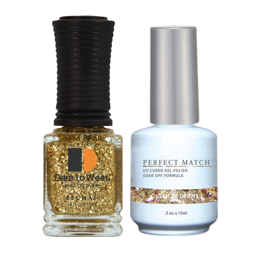 LeChat Perfect Match Nail Lacquer And Gel Polish, PMS089, Queen Of Drums, 0.5oz BB KK0823