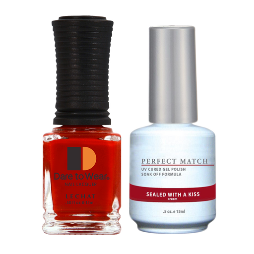 LeChat Perfect Match Nail Lacquer And Gel Polish, PMS091, Sealed With A Kiss, 0.5oz BB KK0823