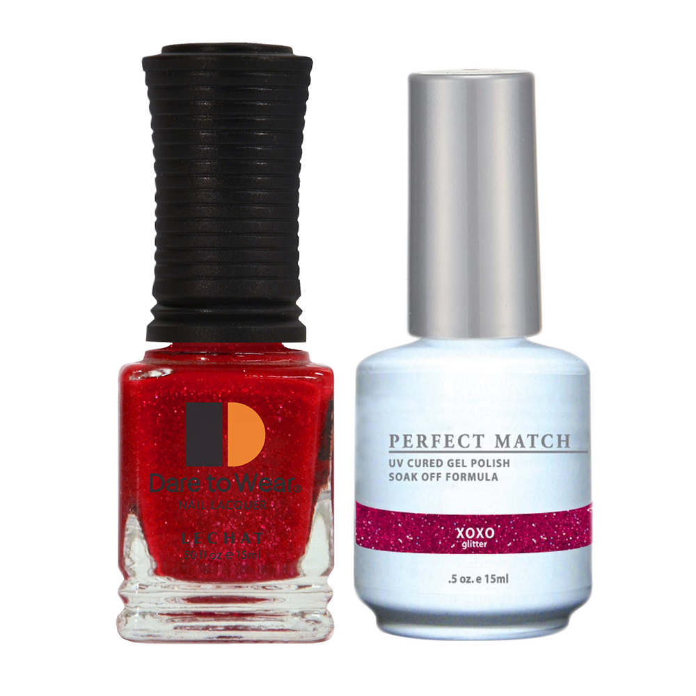 LeChat Perfect Match Nail Lacquer And Gel Polish, PMS093, Xoxo, 0.5oz BB KK0823