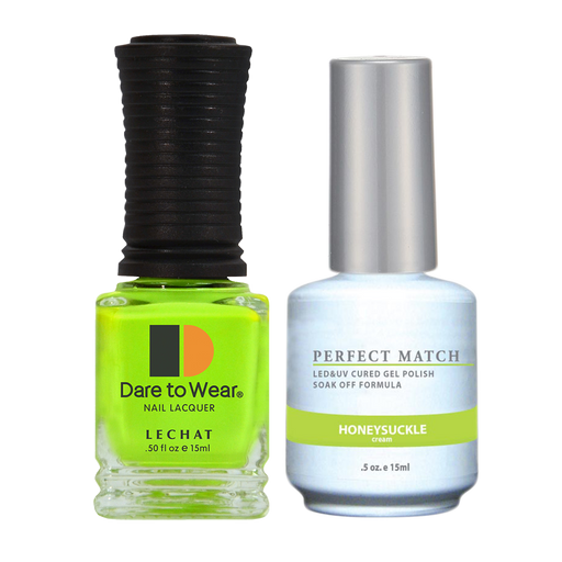 LeChat Perfect Match Nail Lacquer And Gel Polish, PMS098, Honeysuckle, 0.5oz BB KK0823