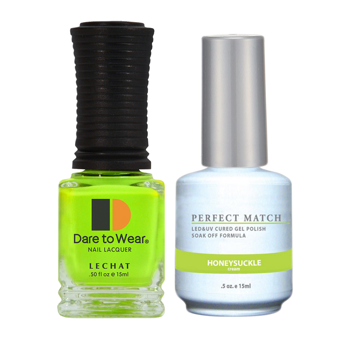 LeChat Perfect Match Nail Lacquer And Gel Polish, PMS098, Honeysuckle, 0.5oz BB KK0823