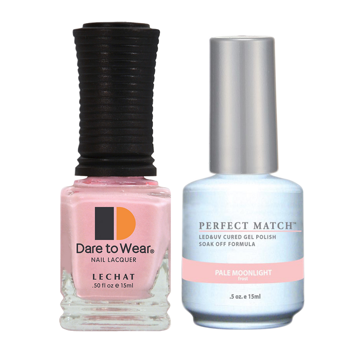 LeChat Perfect Match Nail Lacquer And Gel Polish, PMS103, Pale Moonlight, 0.5oz BB KK0828