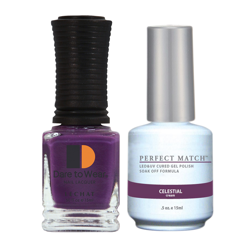 LeChat Perfect Match Nail Lacquer And Gel Polish, PMS104, Celestial, 0.5oz BB KK0823