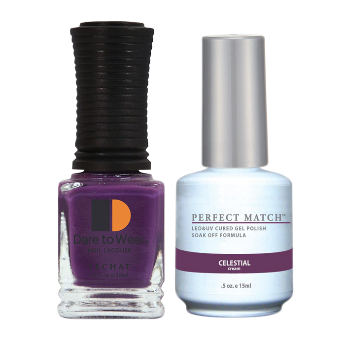 LeChat Perfect Match Nail Lacquer And Gel Polish, PMS104, Celestial, 0.5oz BB KK0823
