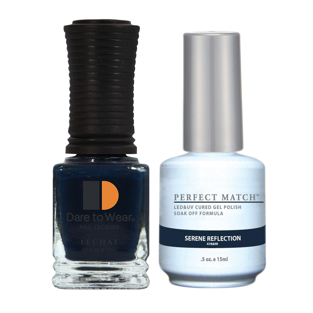LeChat Perfect Match Nail Lacquer And Gel Polish, PMS105, Serene Reflection, 0.5oz BB KK0823