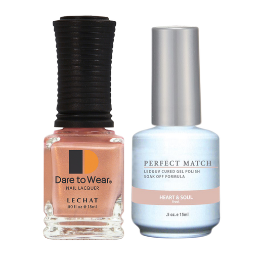 LeChat Perfect Match Nail Lacquer And Gel Polish, PMS109, Heart & Soul, 0.5oz BB KK0823