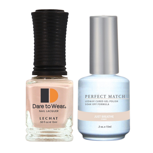 LeChat Perfect Match Nail Lacquer And Gel Polish, PMS111, Just Breathe, 0.5oz BB KK0823