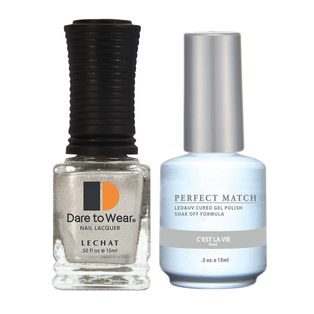 LeChat Perfect Match Nail Lacquer And Gel Polish, PMS113, C'est La Vie, 0.5oz BB KK0823