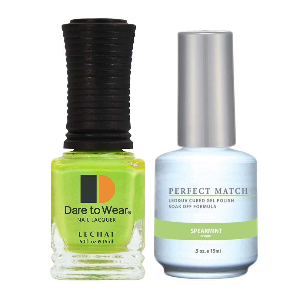 LeChat Perfect Match Nail Lacquer And Gel Polish, PMS120, Spearmint, 0.5oz BB KK0823