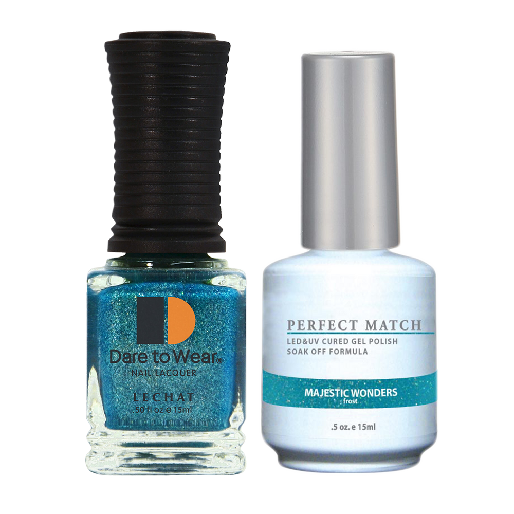 LeChat Perfect Match Nail Lacquer And Gel Polish, PMS121, Majestic Wonders, 0.5oz BB KK0823