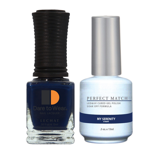 LeChat Perfect Match Nail Lacquer And Gel Polish, PMS130, My Serenity, 0.5oz BB KK0823