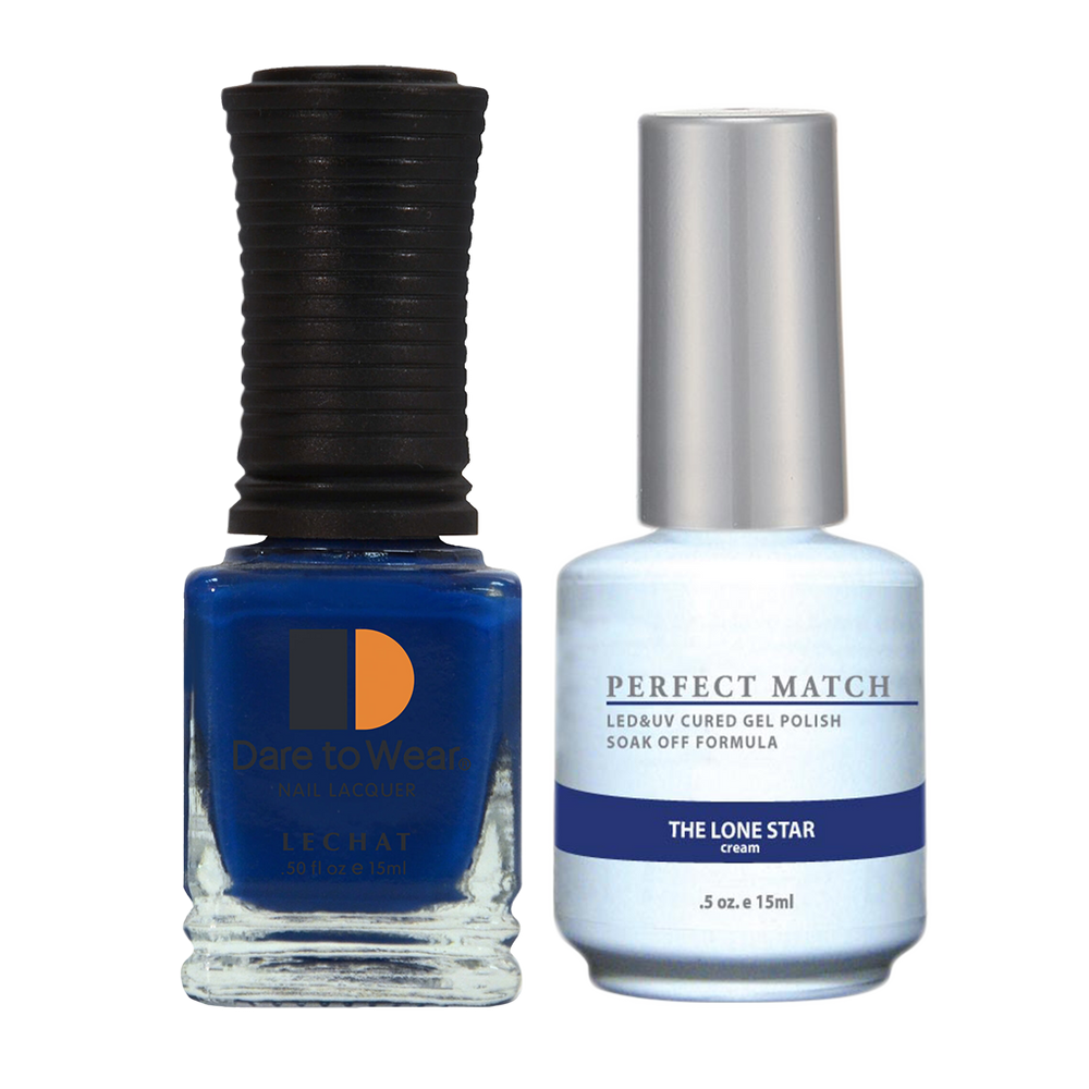 LeChat Perfect Match Nail Lacquer And Gel Polish, PMS139, The Lone Star, 0.5oz BB KK0823