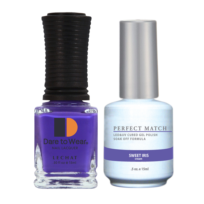 LeChat Perfect Match Nail Lacquer And Gel Polish, PMS148, Sweet Iris, 0.5oz BB KK0823