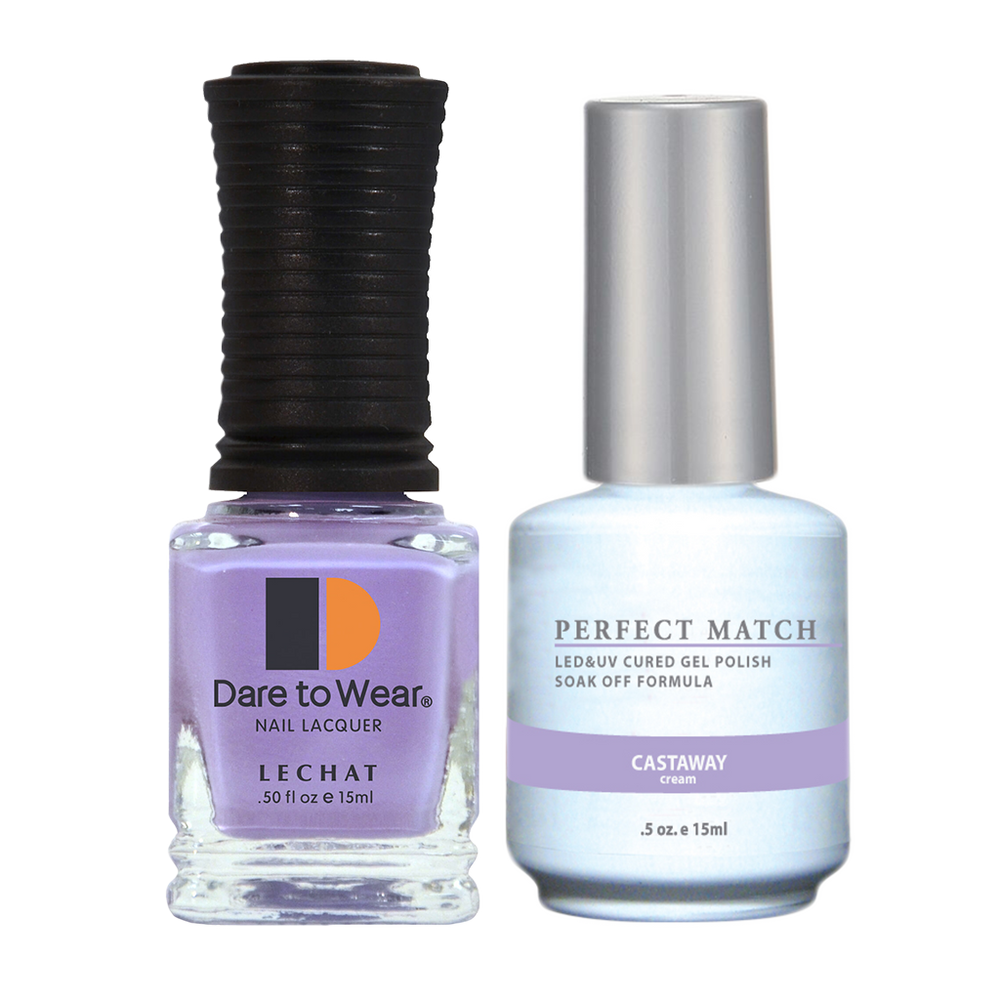 LeChat Perfect Match Nail Lacquer And Gel Polish, PMS154, Oasis Collection Colors, Castaway BB KK0828