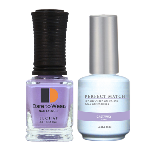 LeChat Perfect Match Nail Lacquer And Gel Polish, PMS154, Oasis Collection Colors, Castaway BB KK0828