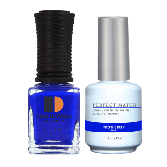 LeChat Perfect Match Nail Lacquer And Gel Polish, PMS156, Oasis Collection Colors, Into the Deep BB KK0823