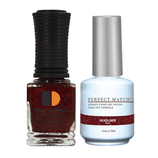 LeChat Perfect Match Nail Lacquer And Gel Polish, PMS160, Rock It Collection, Headliner (Frost) BB KK0823