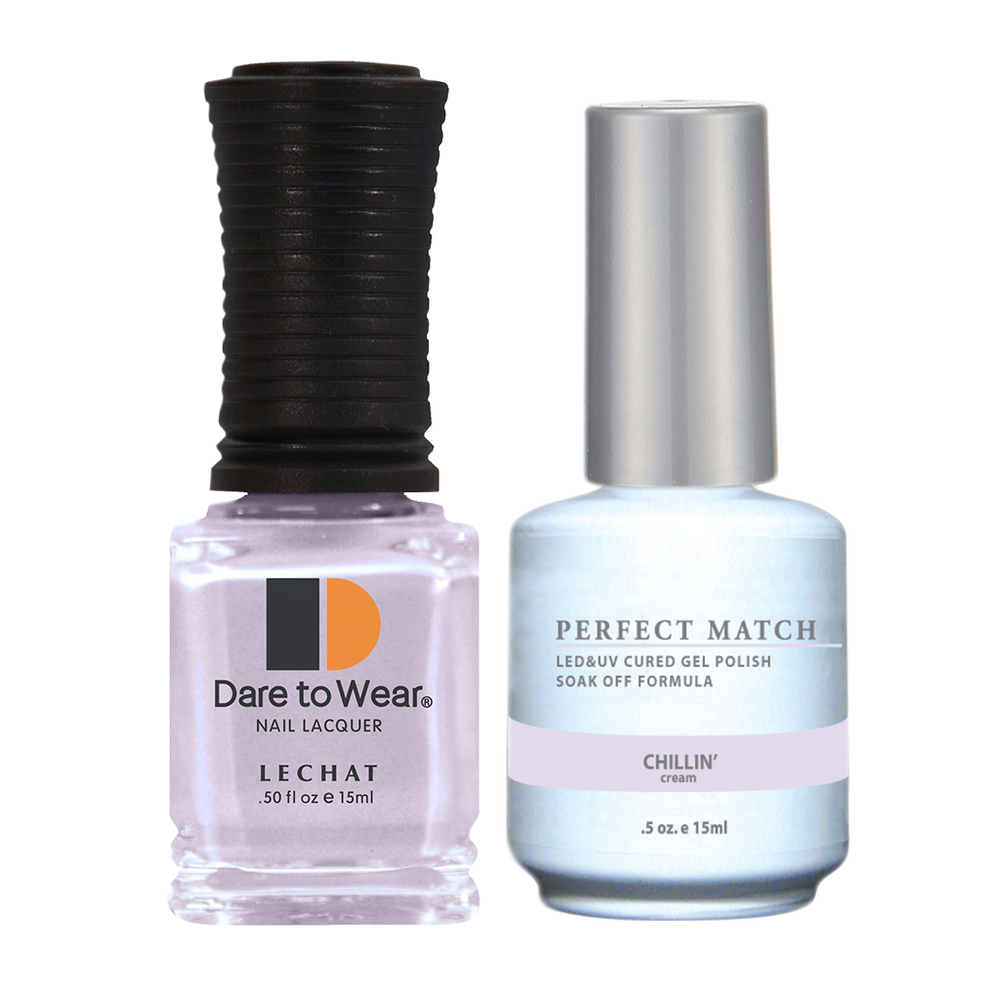 LeChat Perfect Match Nail Lacquer And Gel Polish, PMS164, Chillin‘ (cream), 0.5oz BB KK0823