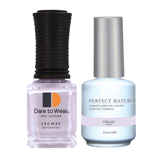 LeChat Perfect Match Nail Lacquer And Gel Polish, PMS164, Chillin‘ (cream), 0.5oz BB KK0823