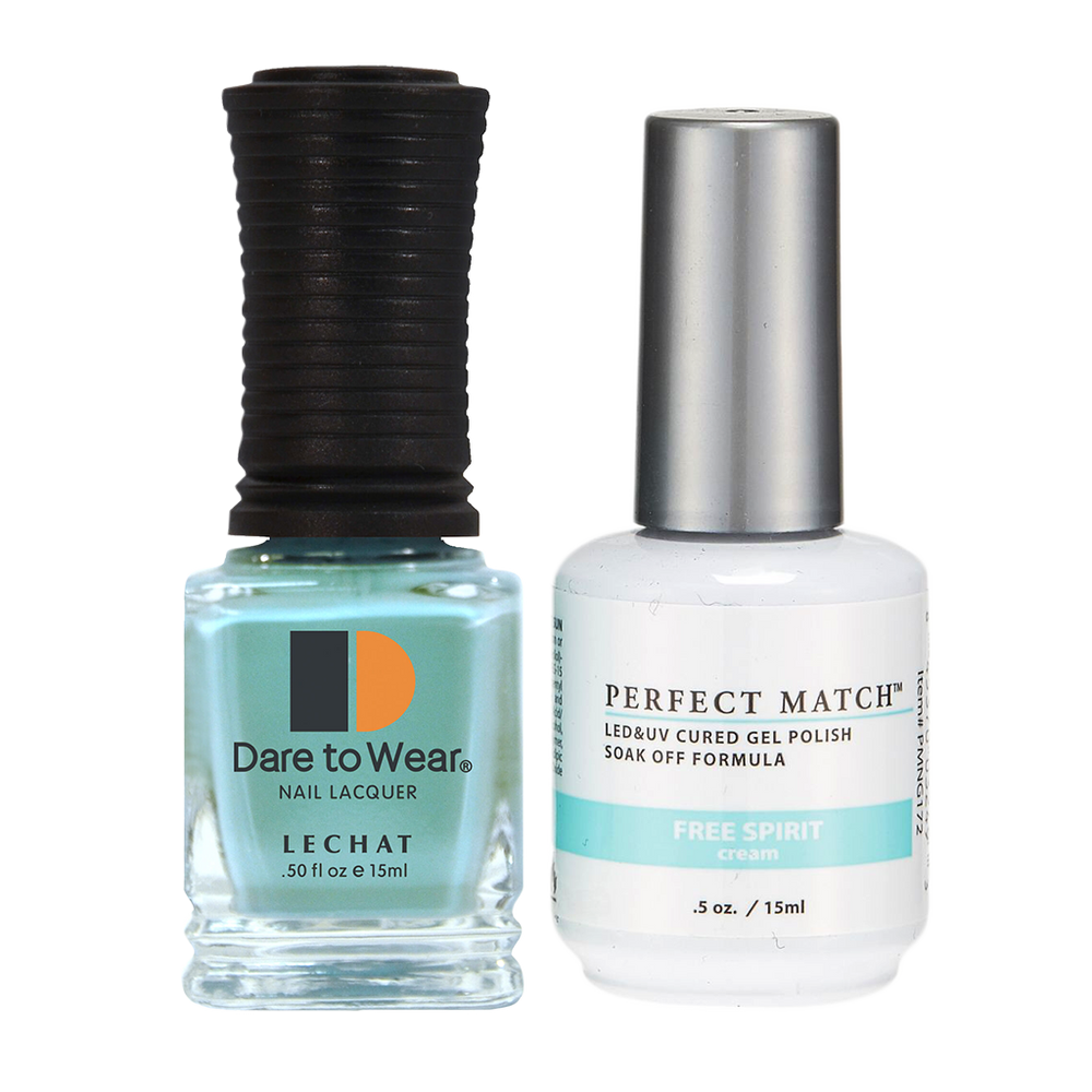 LeChat Perfect Match Nail Lacquer And Gel Polish, PMS172, Free Spirit (Cream), 0.5oz KK0823