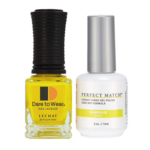 LeChat Perfect Match Nail Lacquer And Gel Polish, PMS176, Sunbeam, 0.5oz KK0823