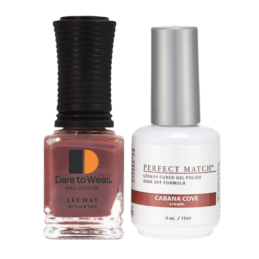 LeChat Perfect Match Nail Lacquer And Gel Polish, PMS180, Cabana Cove, 0.5oz KK1025