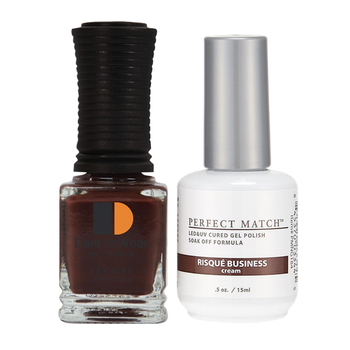 LeChat Perfect Match Nail Lacquer And Gel Polish, PMS184, Risque Business, 0.5oz BB KK0823