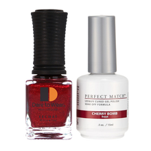 Load image into Gallery viewer, LeChat Perfect Match Nail Lacquer And Gel Polish, PMS190, Cherry Bomb, 0.5oz KK0823
