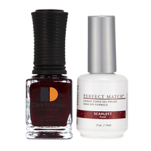Load image into Gallery viewer, LeChat Perfect Match Nail Lacquer And Gel Polish, PMS192, Scarlett, 0.5oz KK0823
