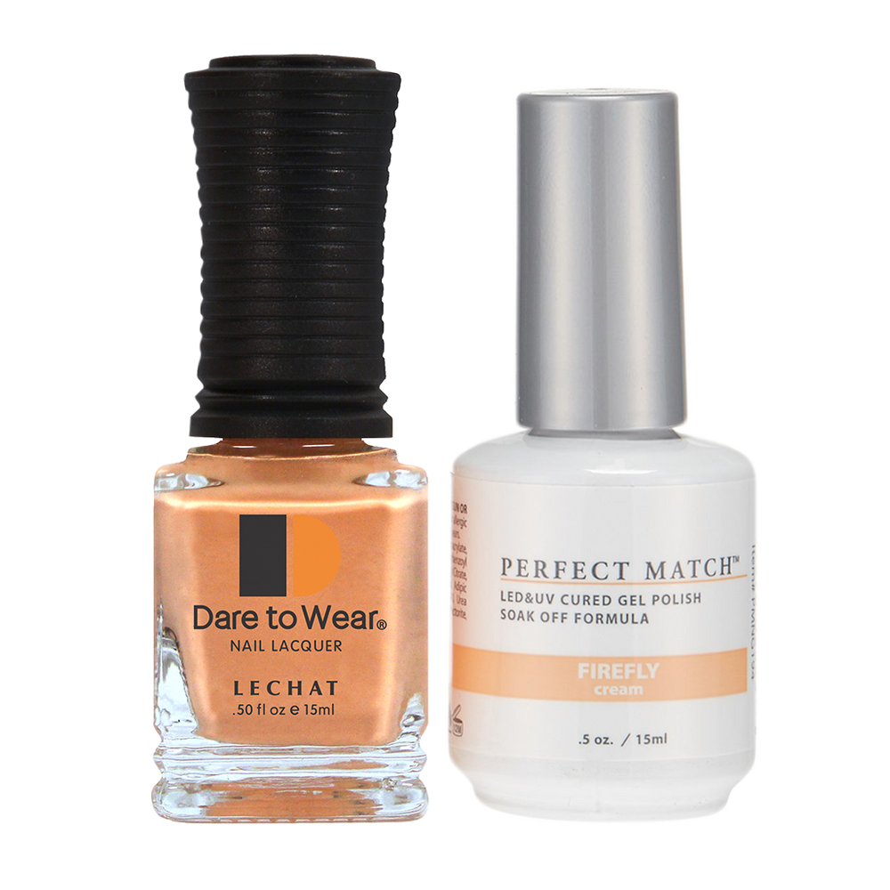 LeChat Perfect Match Nail Lacquer And Gel Polish, PMS194, Fairy Collection, Firefly, 0.5oz KK0823