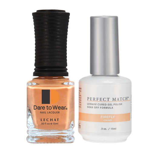 LeChat Perfect Match Nail Lacquer And Gel Polish, PMS194, Fairy Collection, Firefly, 0.5oz KK0823