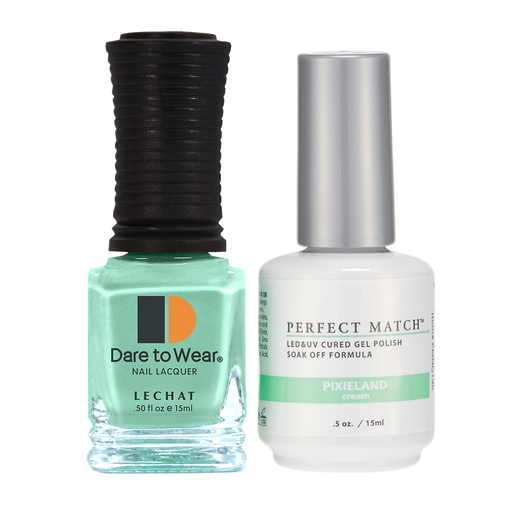 LeChat Perfect Match Nail Lacquer And Gel Polish, PMS196, Fairy Collection, Pixieland, 0.5oz KK0823